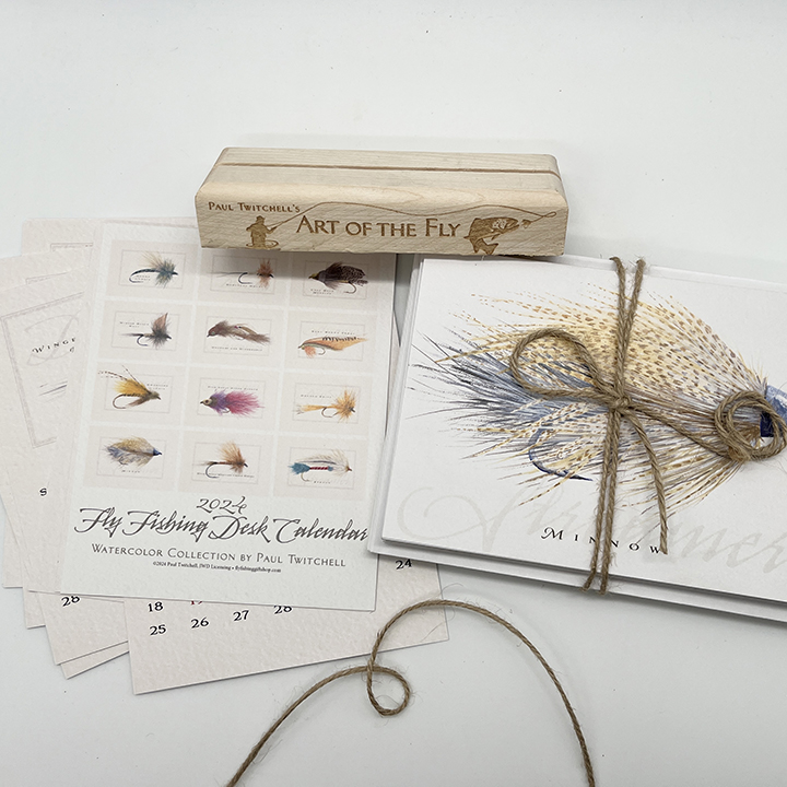 2024 Fly Fishing Desk Calendar And Minnow Notecard Set Wild West   IMG 3423 